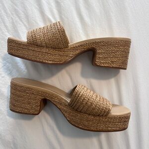 Vince platform sandals size 8.5